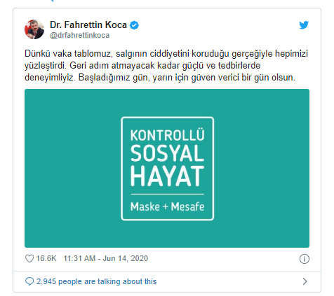 Sağlık Bakanı Fahrettin Koca'dan 'vaka sayısı' uyarısı